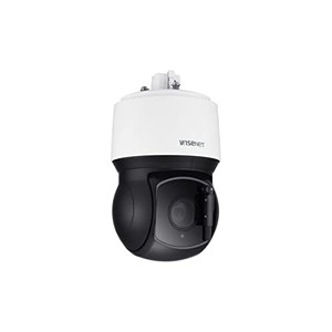 Hanwha XNP-6400RW 2MP AI IR Wiper PTZ Outdoor Security IP Camera Front View