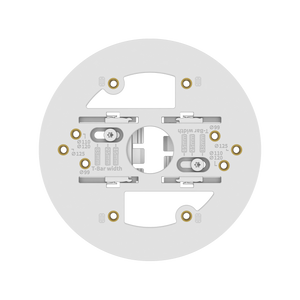 Hanwha SBP-140CMT Tile Grid Ceiling Mount flat