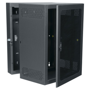 Middle Atlantic 3FT. (18 Rack Units) Cablesafe Data Wall Cabinet 22IN. Deep Centered - CWR-18-22PD