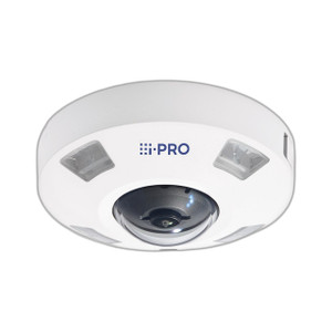 i-PRO WV-S4556LMA 5MP AI IR Fisheye Dome Outdoor Security IP Camera