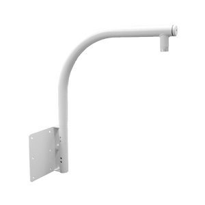 i-PRO PPRM35AW white parapet mount bracket for security cameras, front view