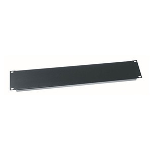 Middle Atlantic 2 Space (3 1/2in. ) Flanged Econo Blank Panel Steel Black Powder Coat finish