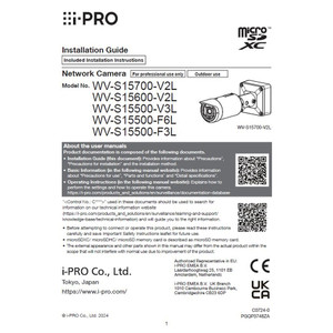 i-PRO WV-S15700-V2LN - i-PRO WV-S15700-V2LN 8MP 4K Outdoor Bullet IP Camera (view 3)