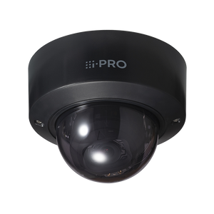 i-PRO WV-S2236LGA-B 2MP black vandal resistant indoor dome IP camera front view
