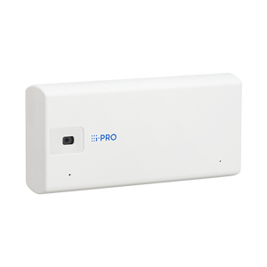 i-PRO WV-S71300A-F3 2MP indoor mini box camera front view with lens and mounting bracket