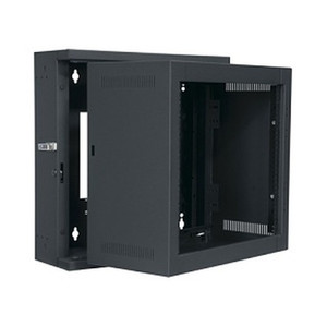 Middle Atlantic 12 Space Econo Wallrack Fits 15in. Deep Textured Black Powder Coat Finish