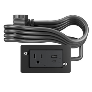 Middle Atlantic Dash FPC 1OL 1 USB A/c Graphite - F2RU6PRGC