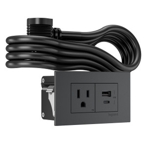 Middle Atlantic Dash FPC 1OL 1 USB A/c Graphite - F2RU6PRGC