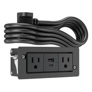 Middle Atlantic Dash FPC 2OL 1 USB A/c Graphite - F3RUR6PRGC