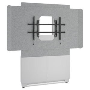 Middle Atlantic FRM Dstand 48WX75H Fltwall D8HPL WHT - FM-DS-4875FW-D8W