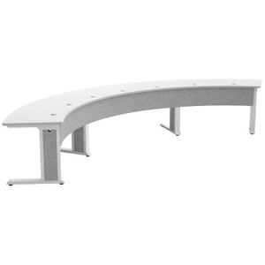 Middle Atlantic Forum Table ARC 0923430 HPL D8 WH - FM-TAR-0923430-D8W