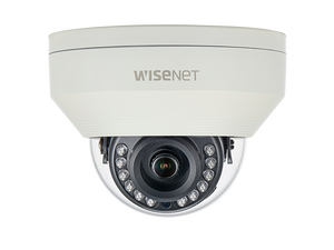 Hanwha HCV-7030RA 4MP Wisenet HD+ outdoor dome security camera front view