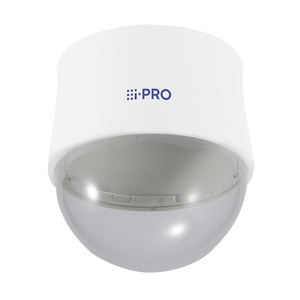 i-PRO WV-QDC100C-W clear dome cover for security cameras with protective acrylic design