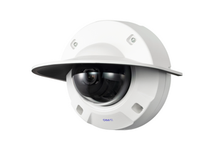 i-PRO WV-QSR505-W white sun shade for security cameras front view