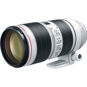 SLA-C-E70200 Hanwha 70-200mm lens with Canon EF compatibility specification label