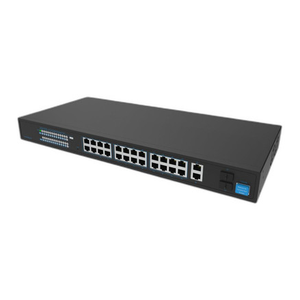 Hanwha SW28g SW28g Wisenet SKY 26-Port PoE+ Switch