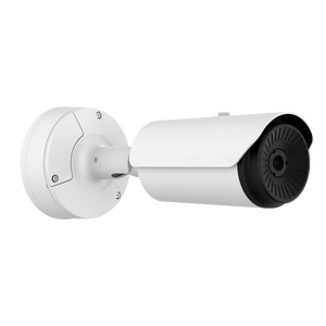 TNO-3020T thermal camera front angle view with lens and mounting bracket