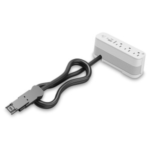 Middle Atlantic END Attached 3 O/l White - MDEA3-WH