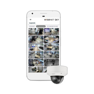 Hanwha Wisenet SKY Mobile App iOS Android