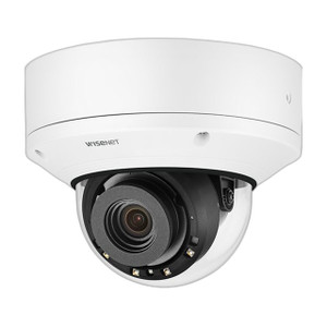 Hanwha XND-8082RV 6MP indoor IR vandal-resistant dome security camera front view