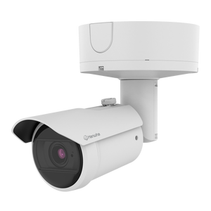 Hanwha XNO-6083R 2MP outdoor AI IR bullet camera with advanced night vision security