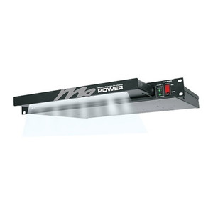Middle Atlantic Rack Light with 8 outlet Single 15 amp circuit surge/spike protected rackmount power distribution