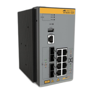 Hanwha AT-IE340-12GP-980 Industrial PoE++ Switch - image 2
