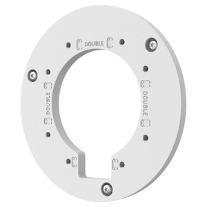 Hanwha SBD-137WMA Wall Adapter Plate White (view 5)