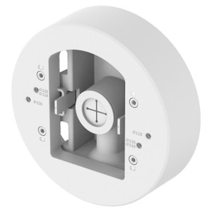 Hanwha SBD-140PMW Pole Mount Base White (view 5)