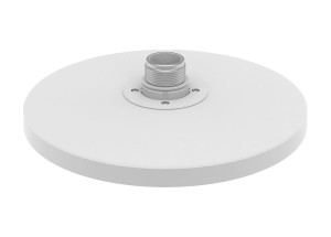 Hanwha SBP-315HMW white cap adapter for security cameras, front view