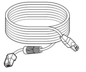 Hanwha SCL-150 extension cable for remote head lens surveillance system