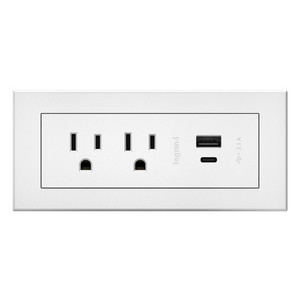 Middle Atlantic Radiant FPC USB A/c 10FT NI - RDZCNI10