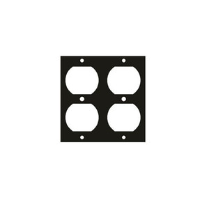 Middle Atlantic Duplex Receptable Plate - RFB6DP