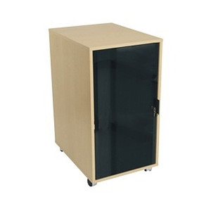 Middle Atlantic Smoked Tempered Glass Front Door Fits 14 Space BRK OBRK and MBRK Series Racks