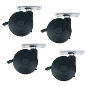 Middle Atlantic Caster KIT for Laminate Racks Heavy Duty - Caster KIT HAS 150 LB Weight - RKW-HD