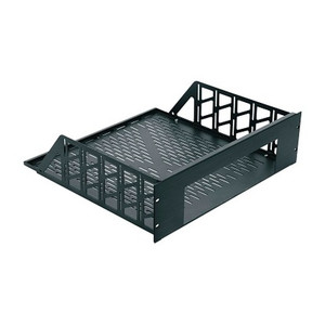 Middle Atlantic 4 Space Custom Rackshelf 15.5in. Deep Anodized Black Finish