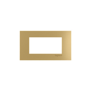 Middle Atlantic 2 Gang Trim Plate Brass - TRIM2-BR