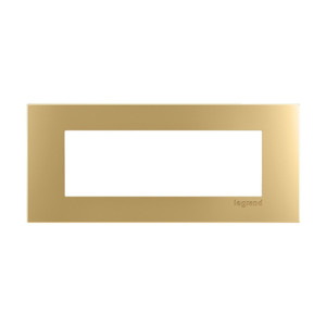 Middle Atlantic 3 Gang Trim Plate Brass - TRIM3-BR