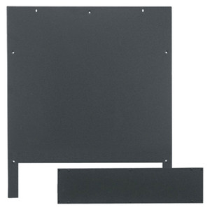 Middle Atlantic 4 Gang Trim Plate Stainless - TRIM4-ST