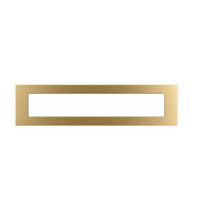 Middle Atlantic 6 Gang Trim Plate Brass - TRIM6-BR