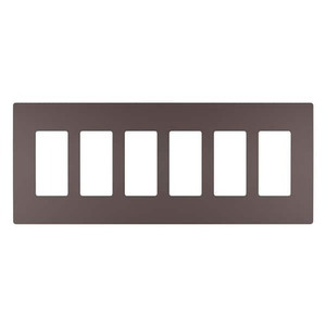 Middle Atlantic 6 Gang Trim Plate Bronze - TRIM6-BZ