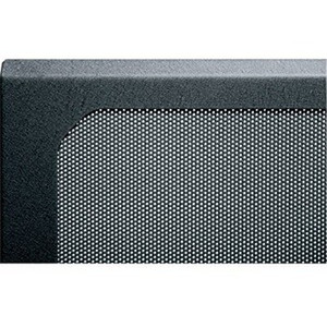 Middle Atlantic Vented Front Door fits 12 Space DWR Series Racks Black Textured Powder Coat finish
