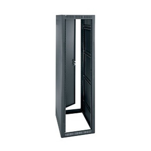 Middle Atlantic 40 Space (70in. ) 32in. Deep Stand Alone Rack with Rear Door Black ***Drop Ship Only***