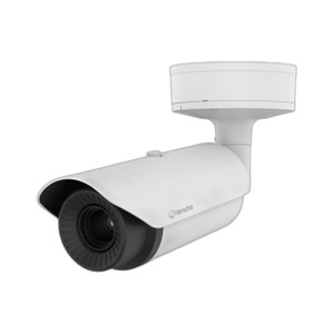 Hanwha TNO-L4040TR thermal imaging camera lens and mounting bracket detail