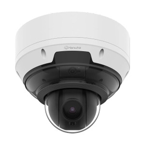 Hanwha PNM-C19183RVTP 5MP outdoor AI PTZ camera with multi-channel capability and advanced pan-tilt-zoom