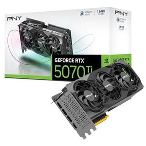 PNY VCG5070T16TFXPB1 Geforce RTX 5070 TI 16GB Architecture: Blackwell Cuda Cores: 8960 Clock Spee