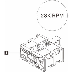 Lenovo 4H47A96817 Thinksystem SR630 V4 Performance FAN Option KIT