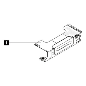 Lenovo 4XH7B03717 Thinksystem SR650 V4 Riser Cage for Riser 1 or 4 Option KIT
