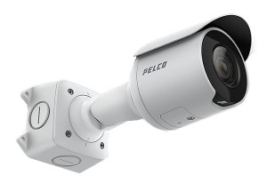 Pelco wall mount bracket PTACWBSQ2B_FLIR installation detail view