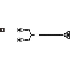 Lenovo 4X97B05994 Thinksystem 1U/2U V4 NVIDIA CONNECTX-8 AUX Cable KIT